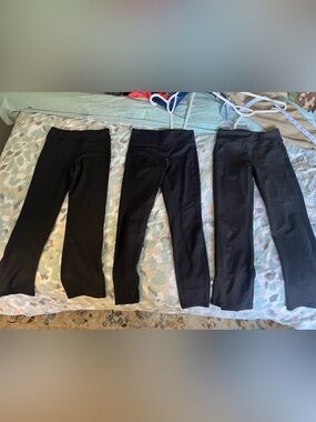 Black Yoga Pants Bundle -3 Pairs